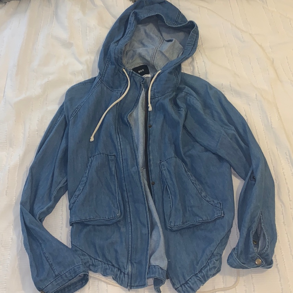 BDG jean hoodie zip-up, PRISTINE CONDITION
